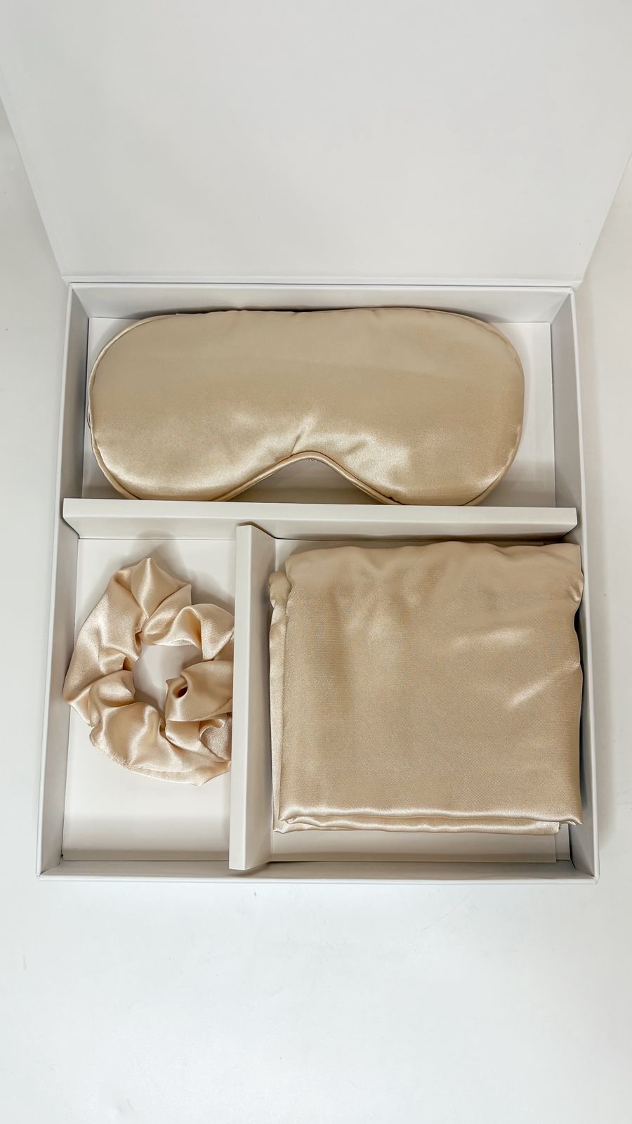 Satin Silk Eye Mask, Scrunchie and Pillow Case